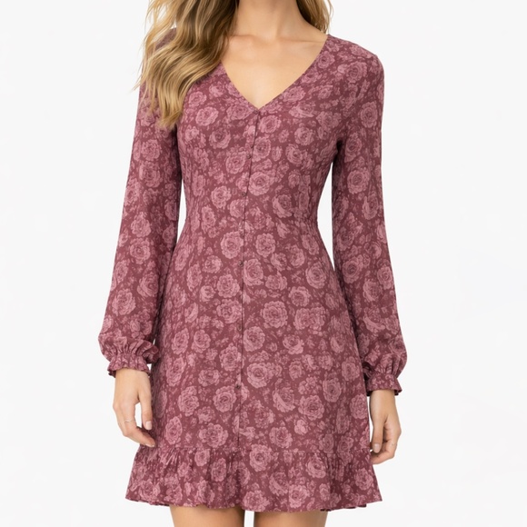 PAIGE Dresses & Skirts - PAIGE  - Floral Button Front‎ Mini Dress